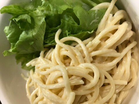 グリーンレタス添え♡ツナのスパゲティサラダ(^^)